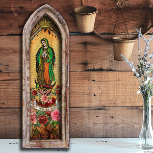 Pray for us Sinners - 12"x36" Large Arch Artwork