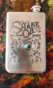 Snake Oil Stainless Steel Flask