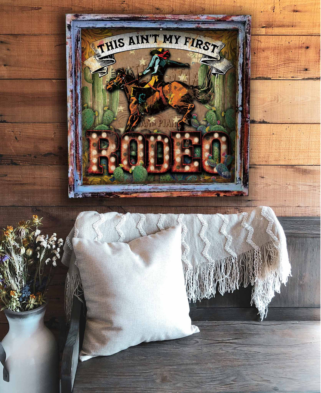 Ain't My First Rodeo Square Artwork