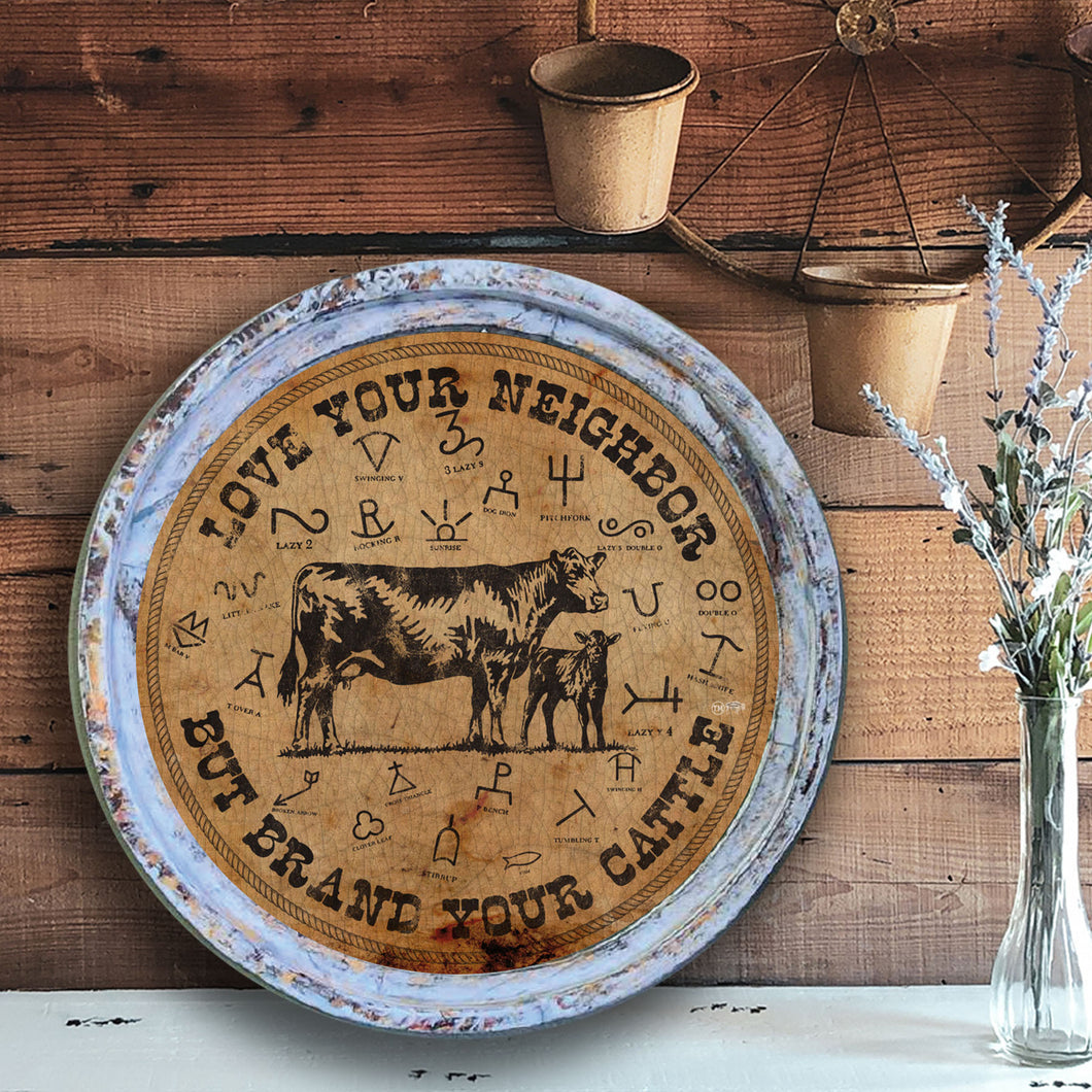 Brand Your Cattle Angus Circle - Circle Artwork