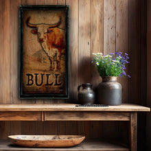 Bull - 18" x 36" Large Rectangle Artwork