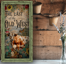 "The Last of the Old West" - 18"x36" Large Rectangle Canvas