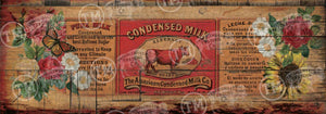 Condensed Milk Skinny - 11"x 28" Small Rectangle Artwork