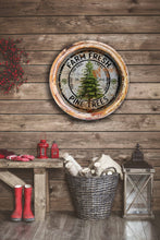 Farm Fresh Pine Trees - Circle Artwork