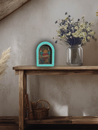 Follow Your Heart - 5x7 Turquoise Frame