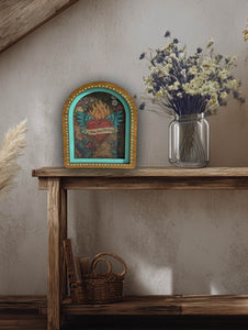 Follow Your Heart - 8x10 Stained Frame