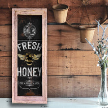 Fresh Honey Black - Small 11"x 28" Rectangle Artwork