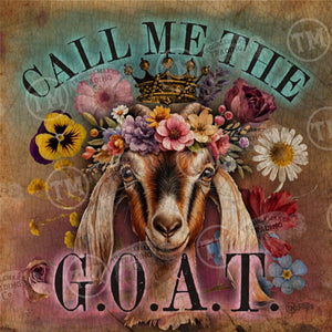 Goat - Square Framed Artwork