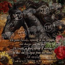 He Laughs at Fear - Mini Frame
