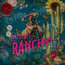 Let's Get Ranchy - Square Framed Artwork