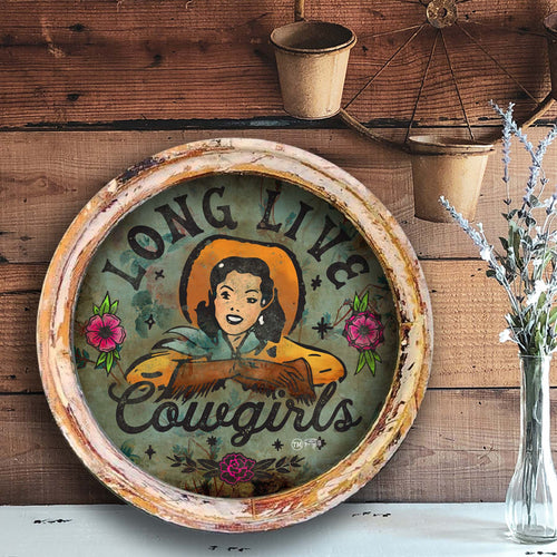 Long Live Cowgirls - Circle Artwork