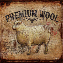 Premium Wool - Square Framed Artwork