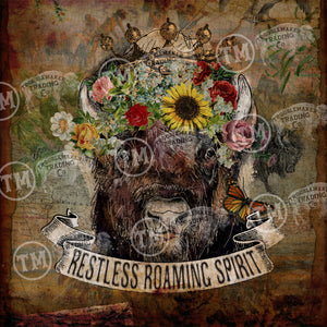 Restless Roaming Spirit - Circle Artwork