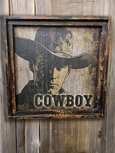 Rustic Cowboy Sign- 24
