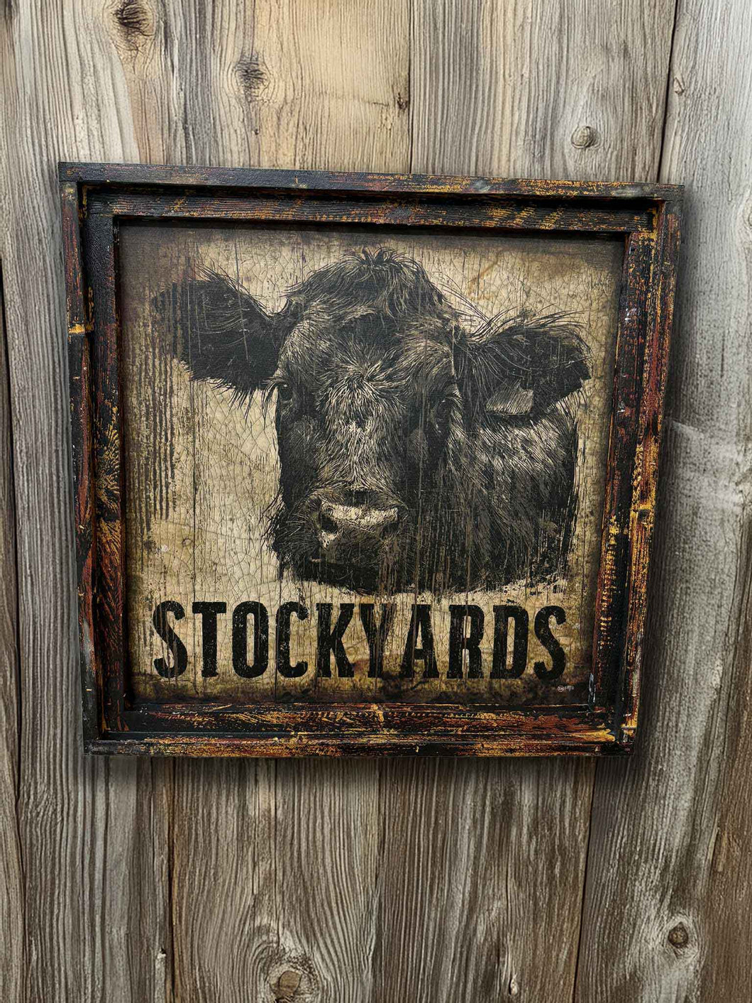 Rustic Stockyards Sign- 24