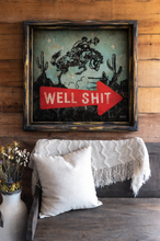 Well Shit - Square Framed Artwork