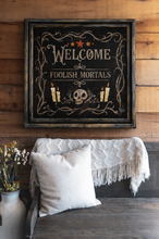 Foolish Mortals - Square Framed Artwork