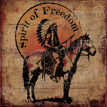 Spirit of Freedom - Square Framed Artwork