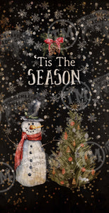 Tis the Season Snowman - 10" x 23" Arch Artwork Small