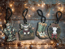 Western Christmas Ornaments
