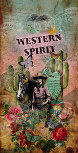 Western Spirit - 10" x 23" Arch Artwork Small