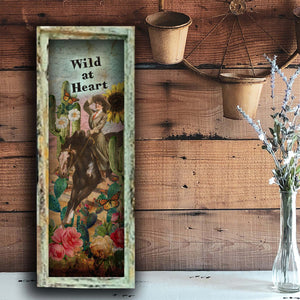 Wild at Heart - 11"x 28" Small Rectangle Artwork