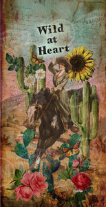 Wild at Heart - 11"x 28" Small Rectangle Artwork