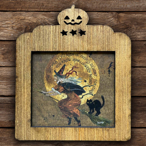 Witches Fly High - Mini Frame