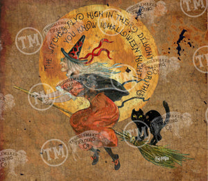 Witches Fly High - Mini Frame