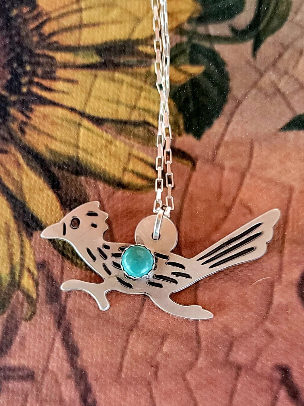 Roadrunner- Sterling Silver Pendant Necklace