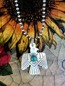 Thunderbird - Sterling Silver Pendant Necklace