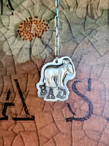 Badass - Sterling Donkey Necklace