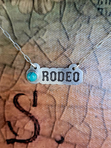 Rodeo - Sterling Silver Pendant Necklace