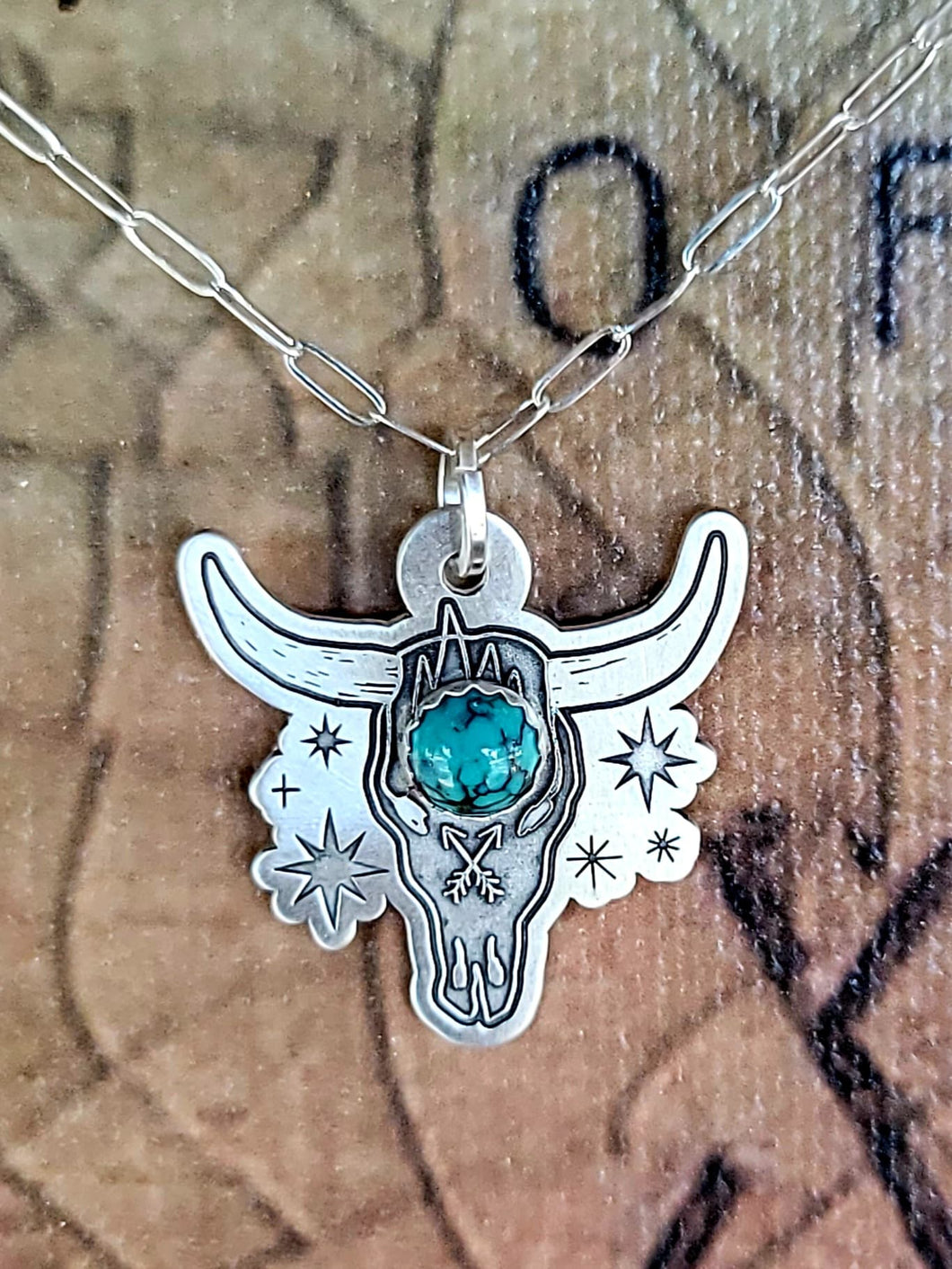 Take No Bull - Sterling Silver Pendant Necklace