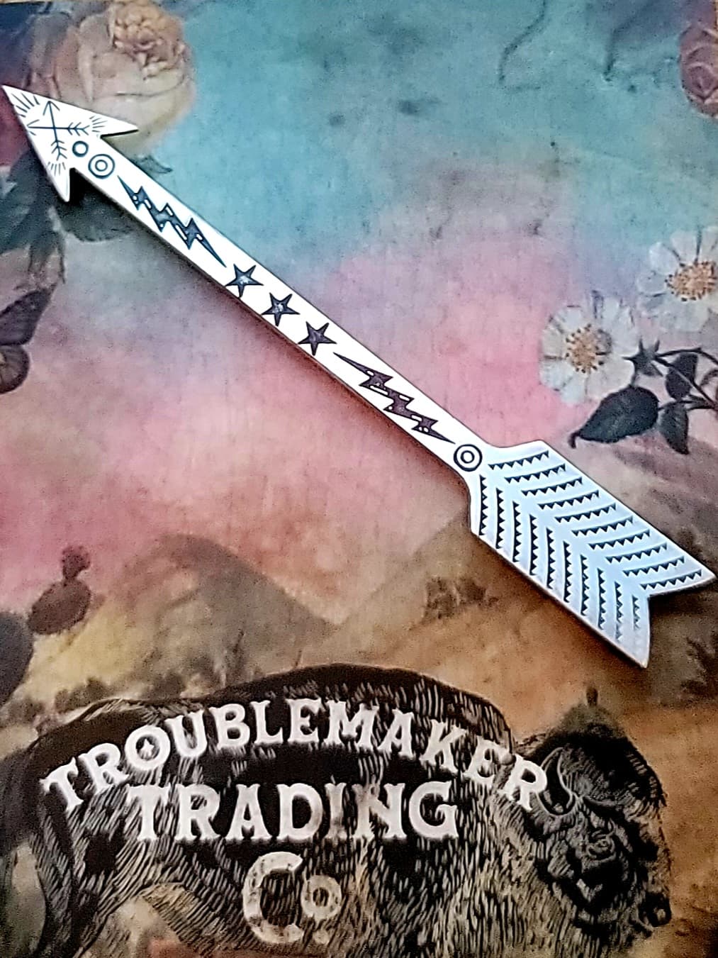 Sterling Silver Arrow Pin