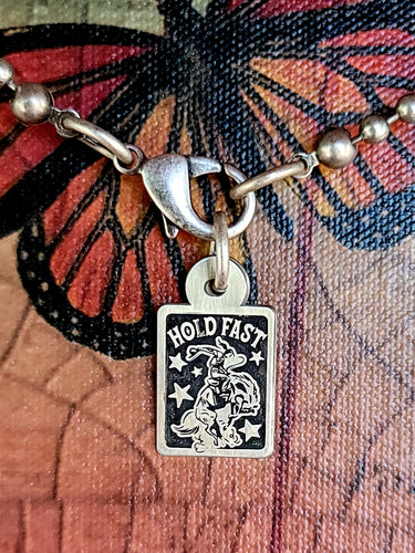 Hold Fast - Sterling Silver Pendant Necklace