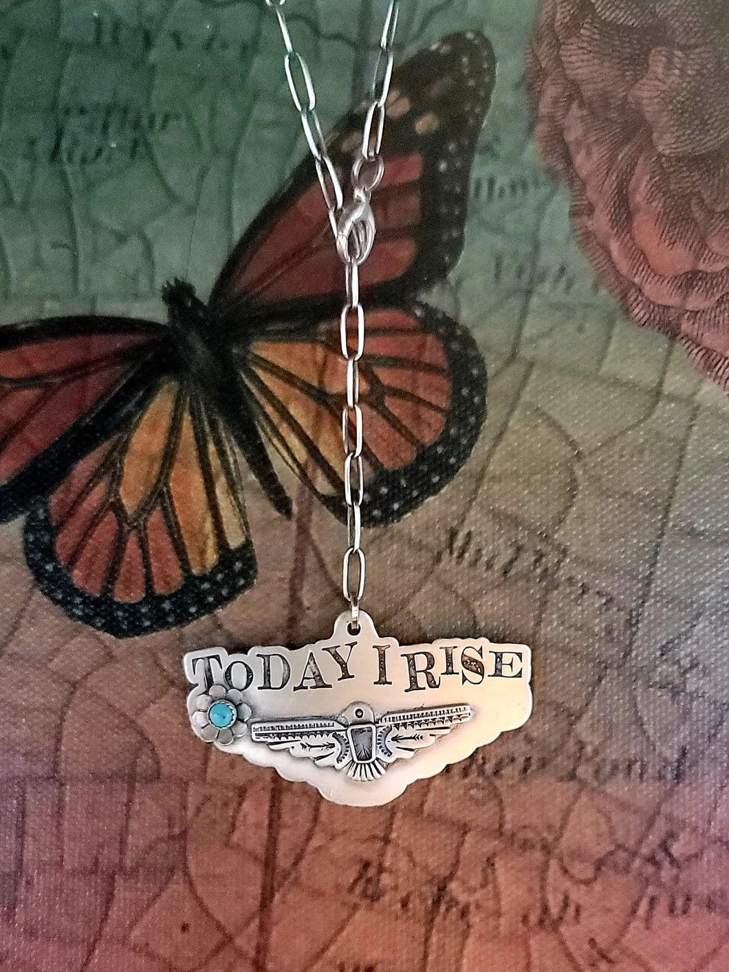 Today I Rise - Sterling Necklace