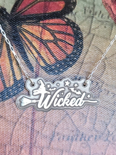 Wicked - Sterling Necklace
