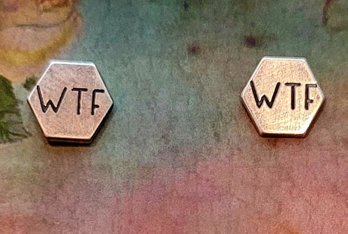 WTF - Sterling Earrings