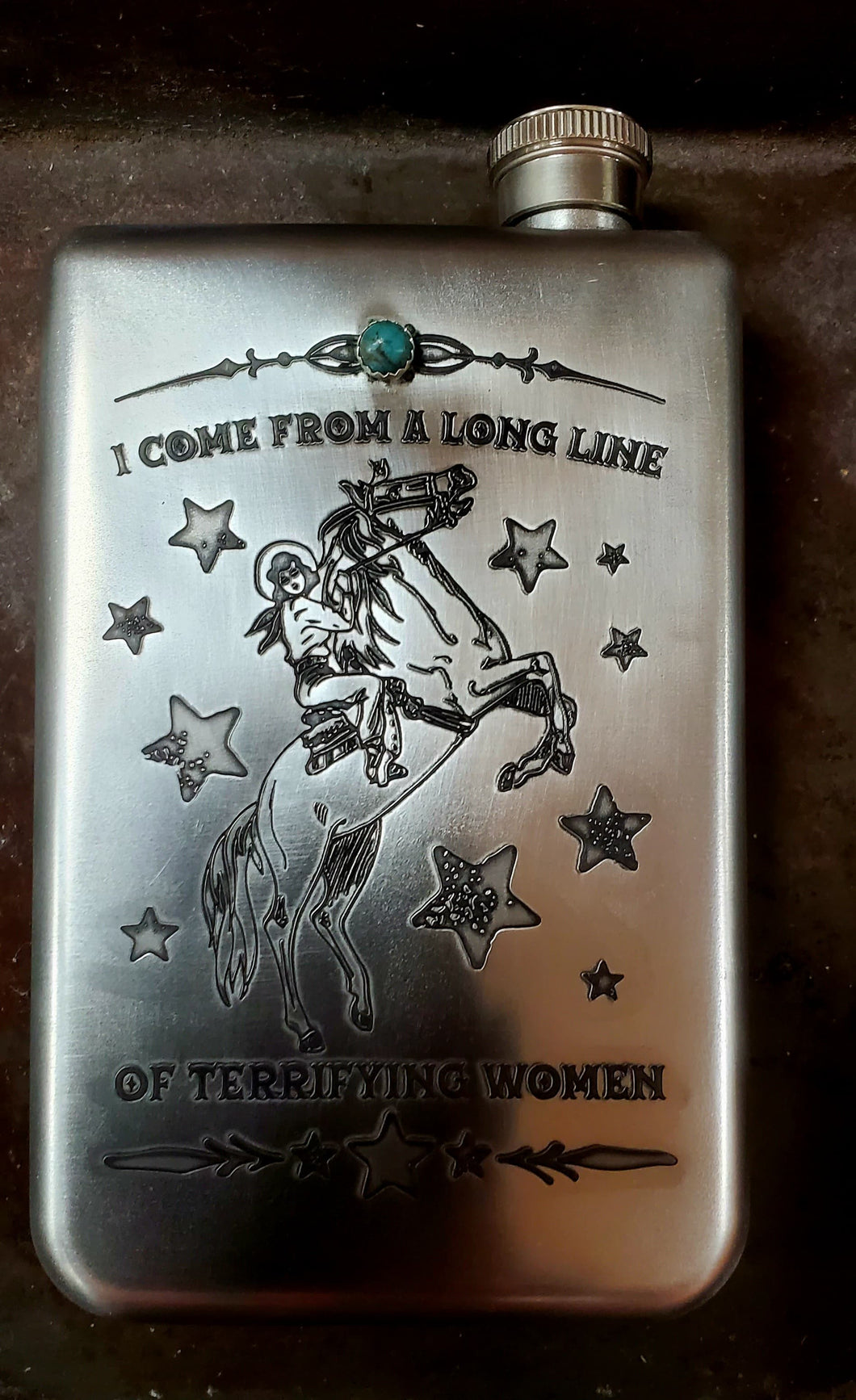 Terrifying Women Flask