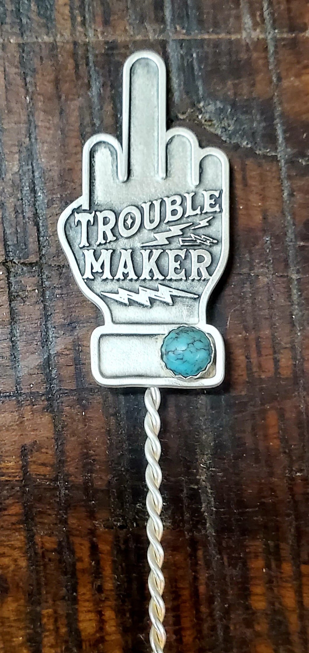 Troublemaker Hat Pin/Toothpick