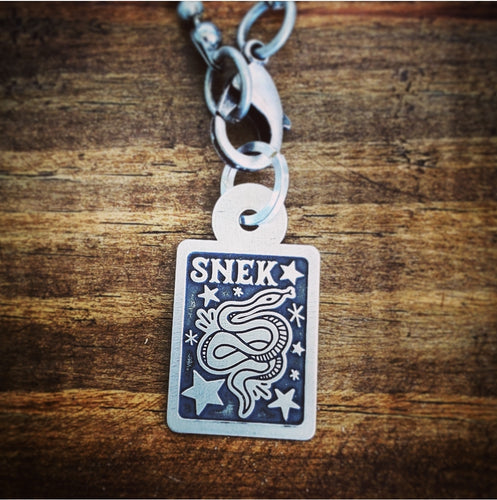 Snek - Sterling Silver Pendant Necklace