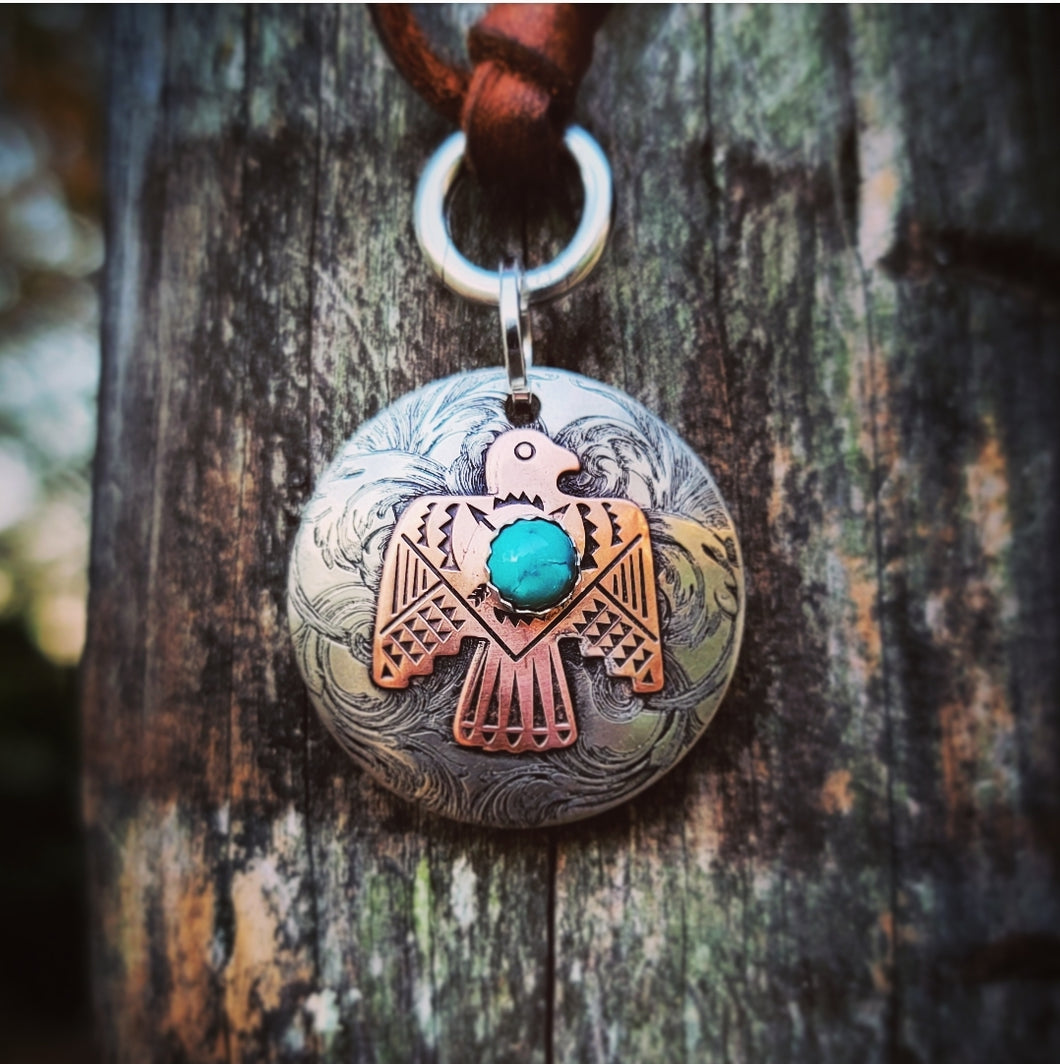 Thunderbird Concho Necklace