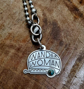 Wander Woman - Sterling Silver Pendant Necklace