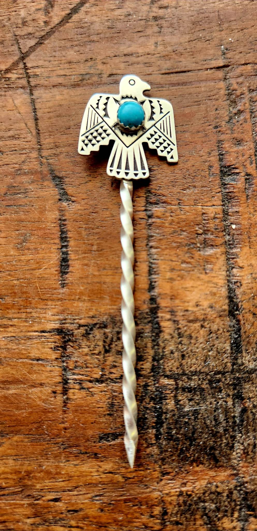 Sterling Silver Thunderbird Toothpick/Hat pin