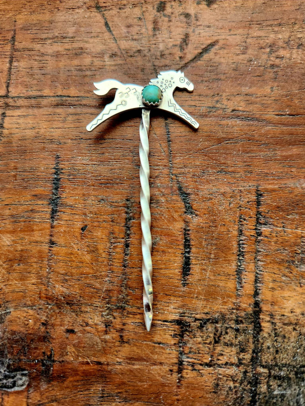 Sterling Silver War Pony Toothpick/Hat Pin